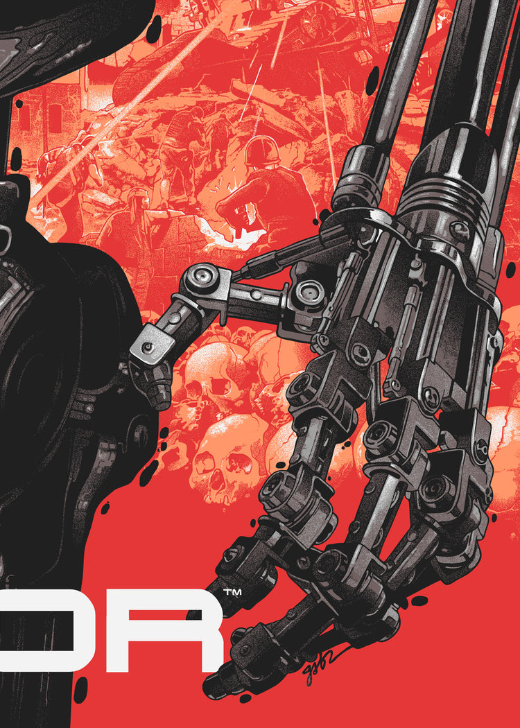 Terminator (Variant) by Gabz, 24" x 36" Screen Print