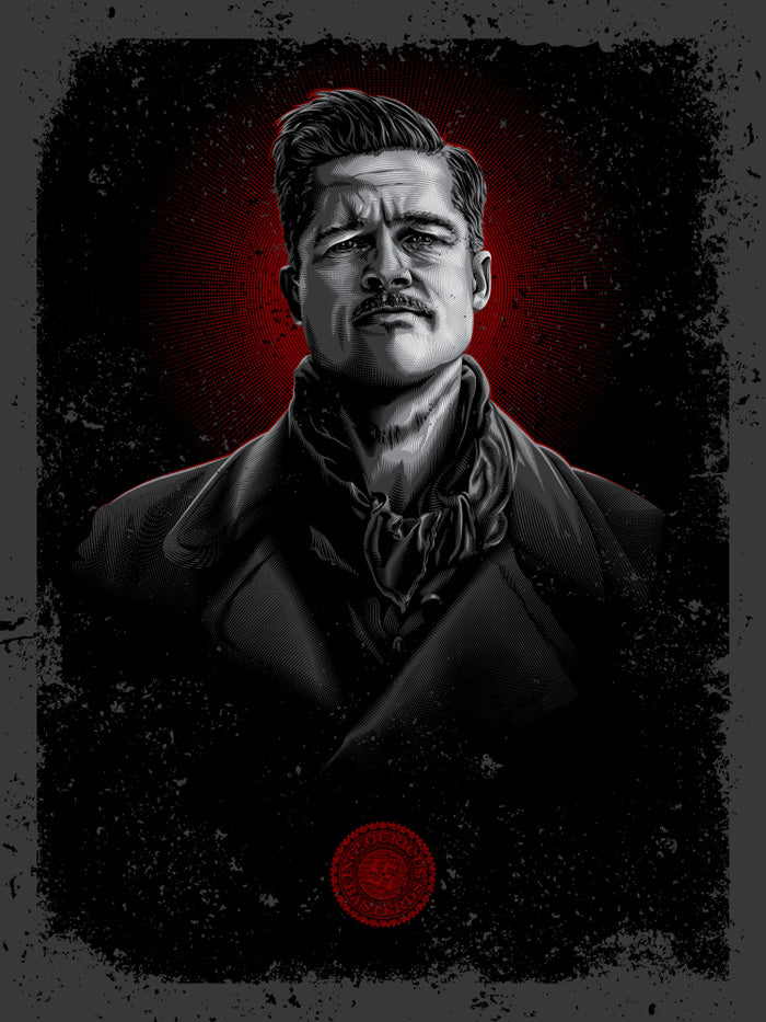 Inglorious Basterds by Tracie Ching, 18" x 24" Screen Print