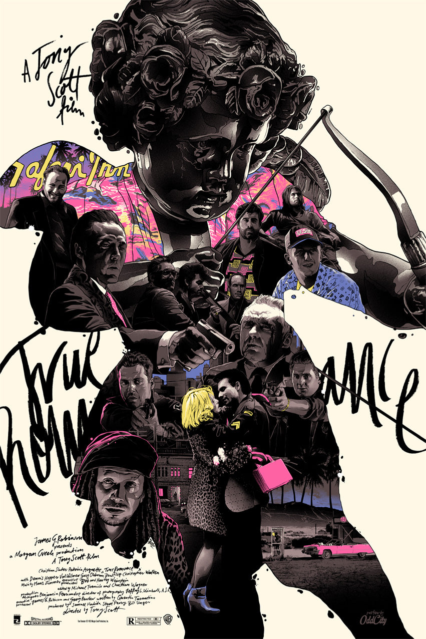 True Romance (Los Angeles) by Gabz, 24" x 36" Screen Print