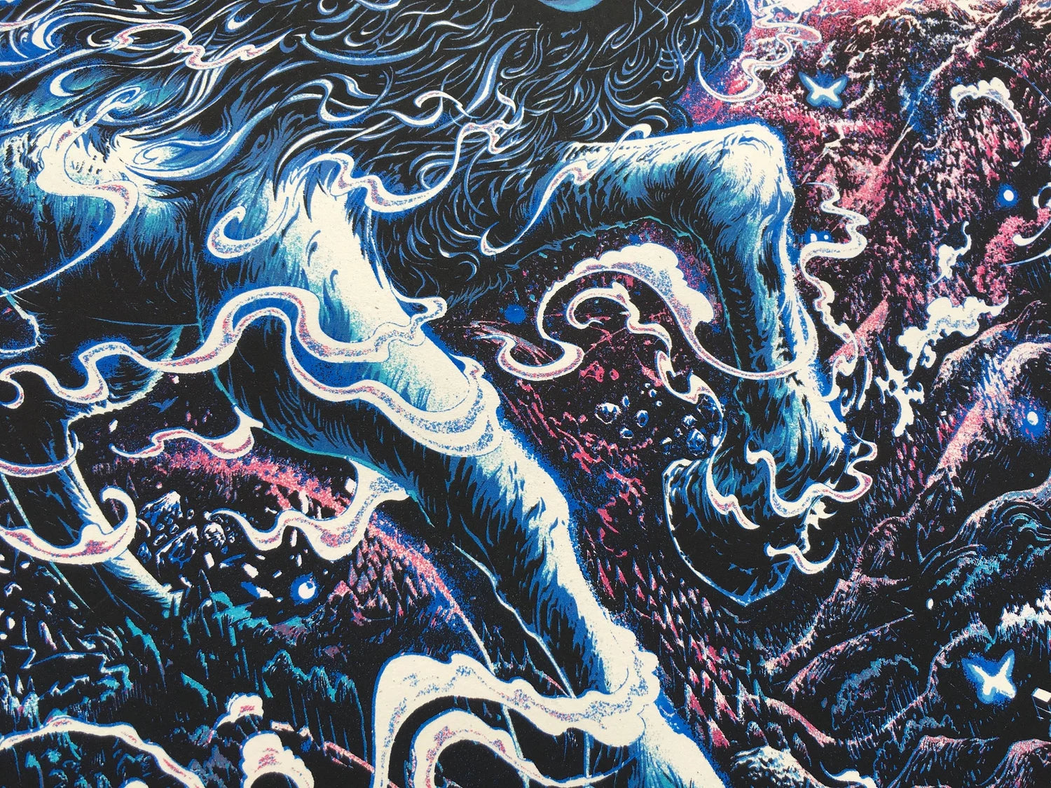 Trey Anastasio Vail 2019 (Cool Variant) by Miles Tsang, 18" x 24" Screen Print