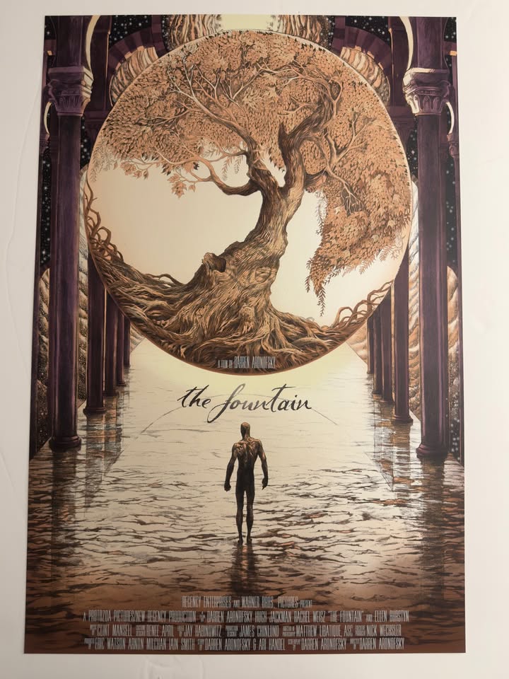 The Fountain by Tom Roberts, 24" x 36" Screen Print