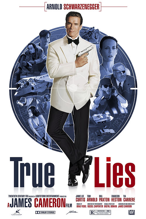 True Lies by Yvan Quinet, 24" x 36" Screen Print