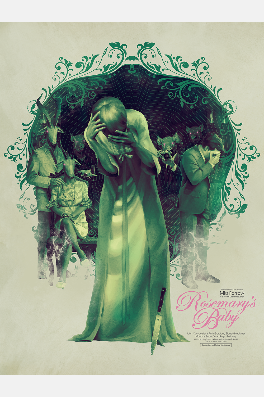 Rosemary's Baby by Aaron Lea, 18" x 24" Fine Art Giclee