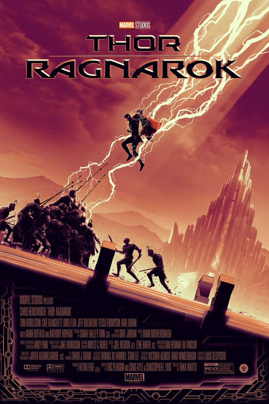 Thor Ragnarok (AP) by Matt Ferguson, 24" x 36" Screen Print