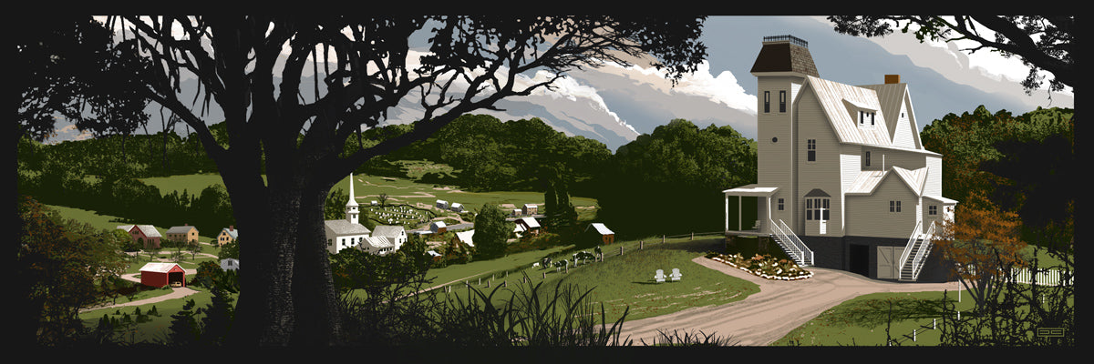 Beetlejuice (Variant) by JC Richard, 36" x 12" Fine Art Giclee