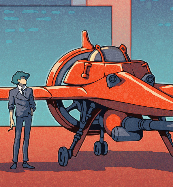 Cowboy Bebop (Ukiyo-e ) by Jed Henry