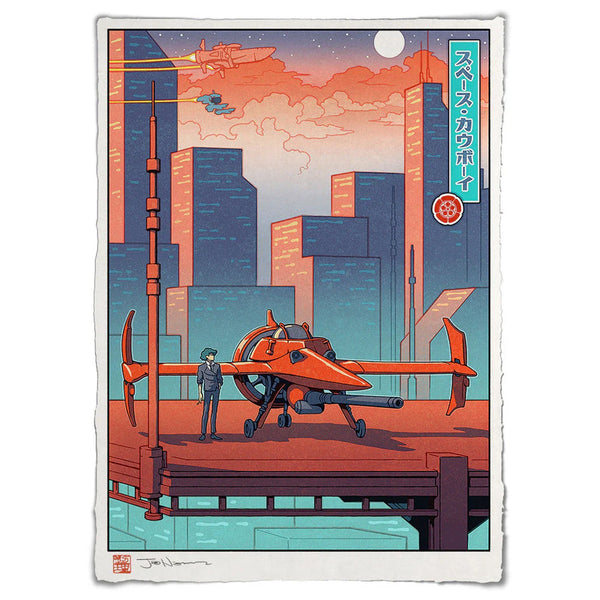 Cowboy Bebop (Ukiyo-e ) by Jed Henry