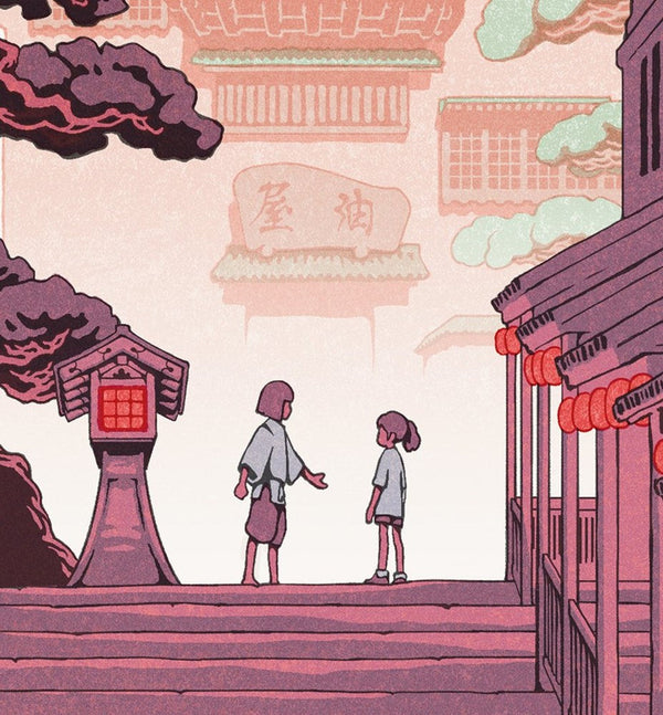 Spirited Away (Ukiyo-e A New Friend from Long Ago) by Jed Henry, 12