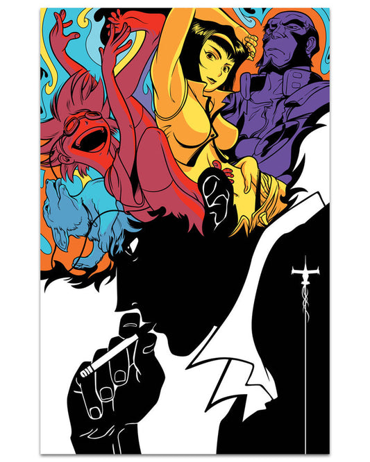 Cowboy Bebop by Joshua Budich, 24" x 36" Screen Print