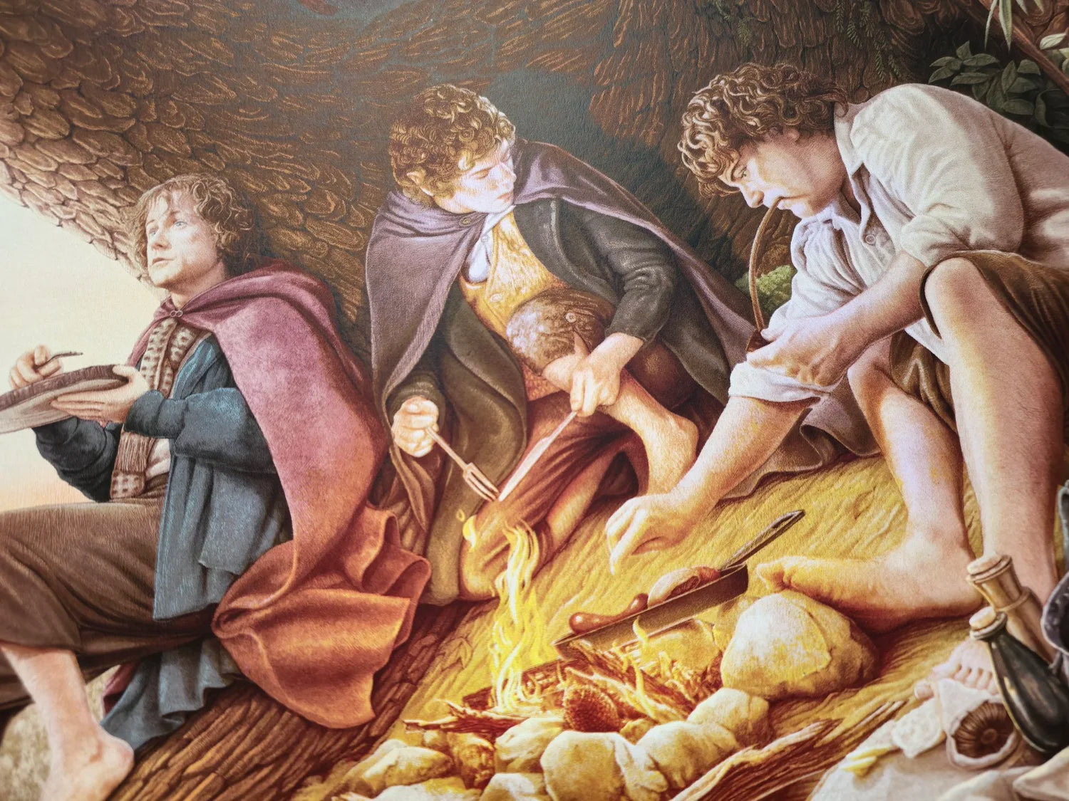 Lord of the Rings Fellowship of the Ring by Adam Stothard, 24" x 36" Screen Print