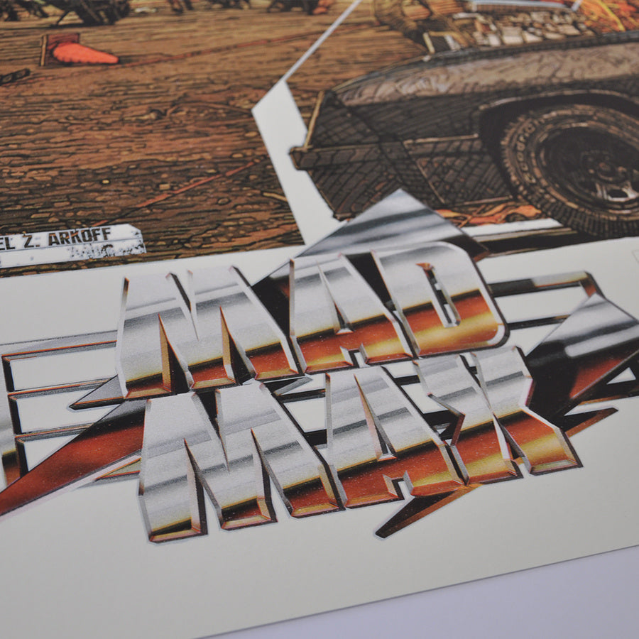 Mad Max by Krzysztof Domaradzki, 36" x 24" Screen Print