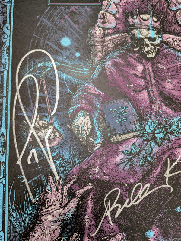 Mastodon Edmonton 2022 (BAND SIGNED Authograph) by Kelvin Doran