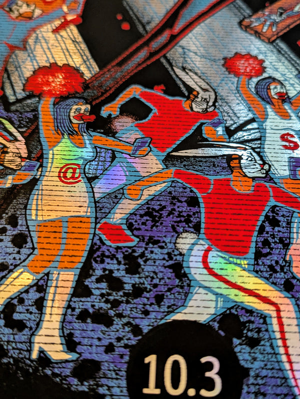 Queens of the Stone Age Vancouver 2023 (FOIL) by Brad Klausen, 18