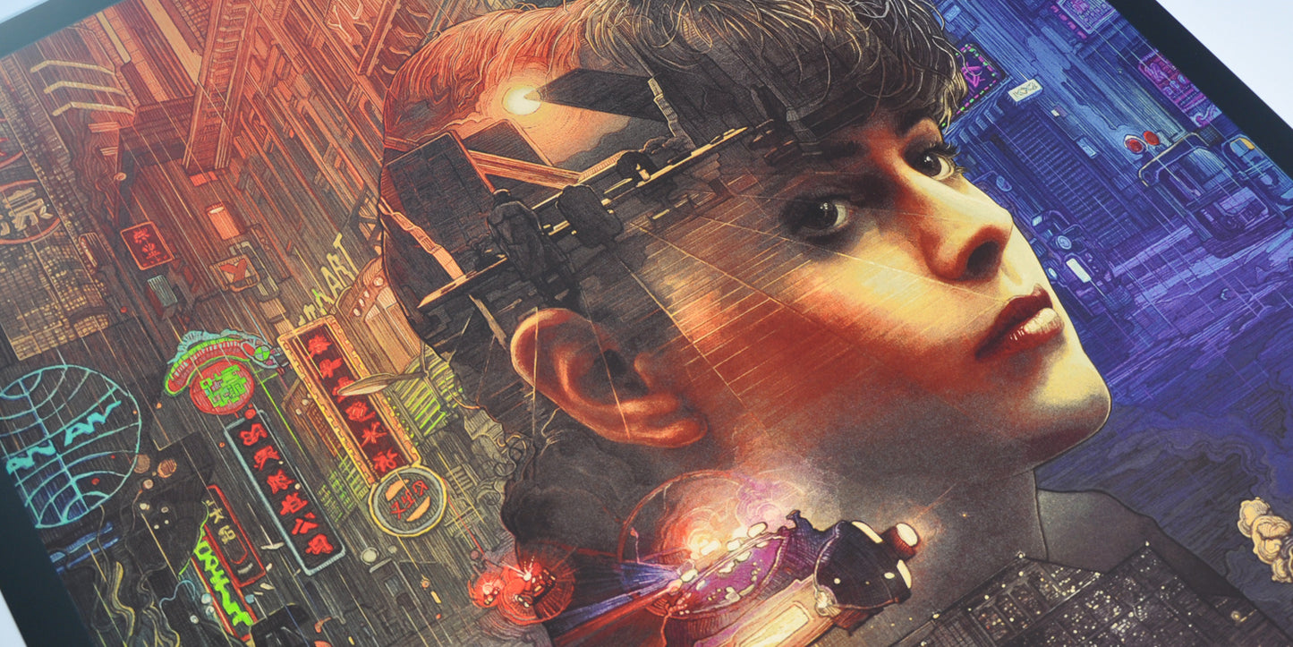 Blade Runner (Rosen Gold AP) by Krzysztof Domaradzki, 24" x 36" Screen Print