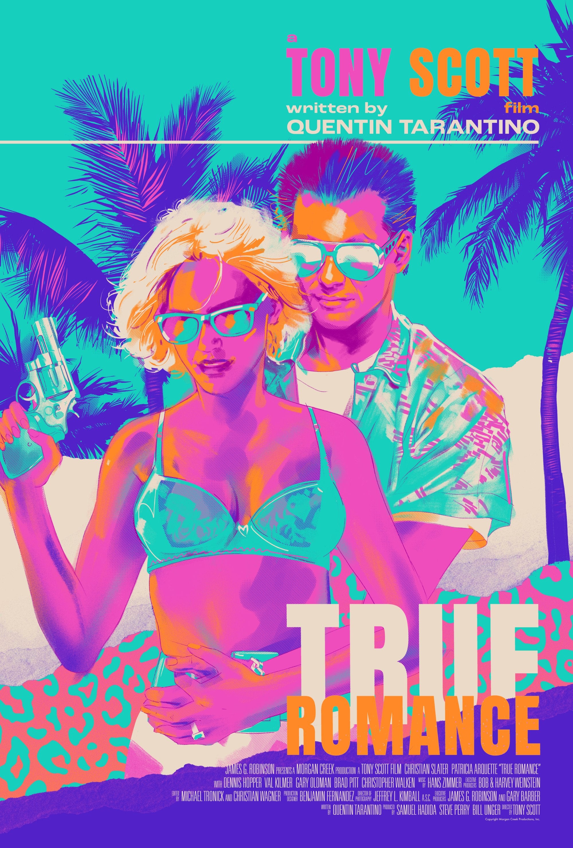 True Romance by Matt Taylor | Movie Poster | Screen Print