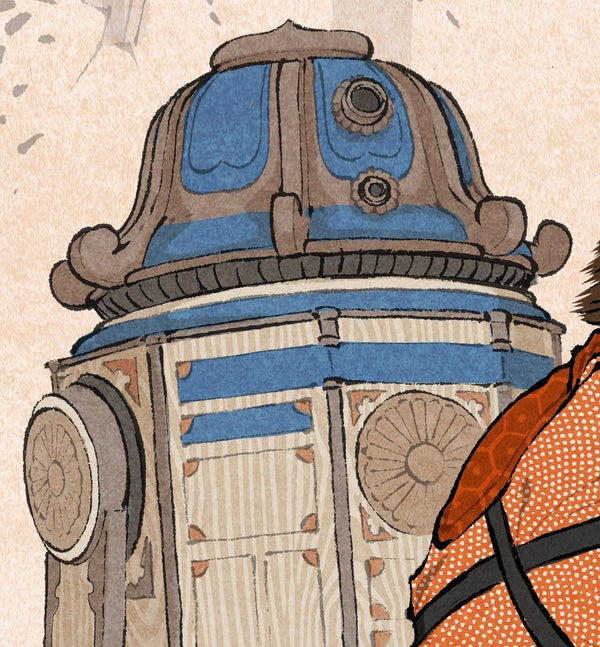 Star Wars (Ukiyo-e The Old Sage Yoda) by Jed Henry, 12