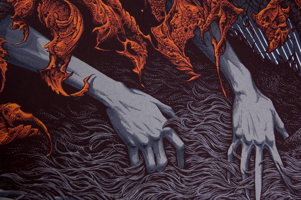 The Witch VVitch (Variant Signed) by Aaron Horkey, 22" x 39" Screen Print