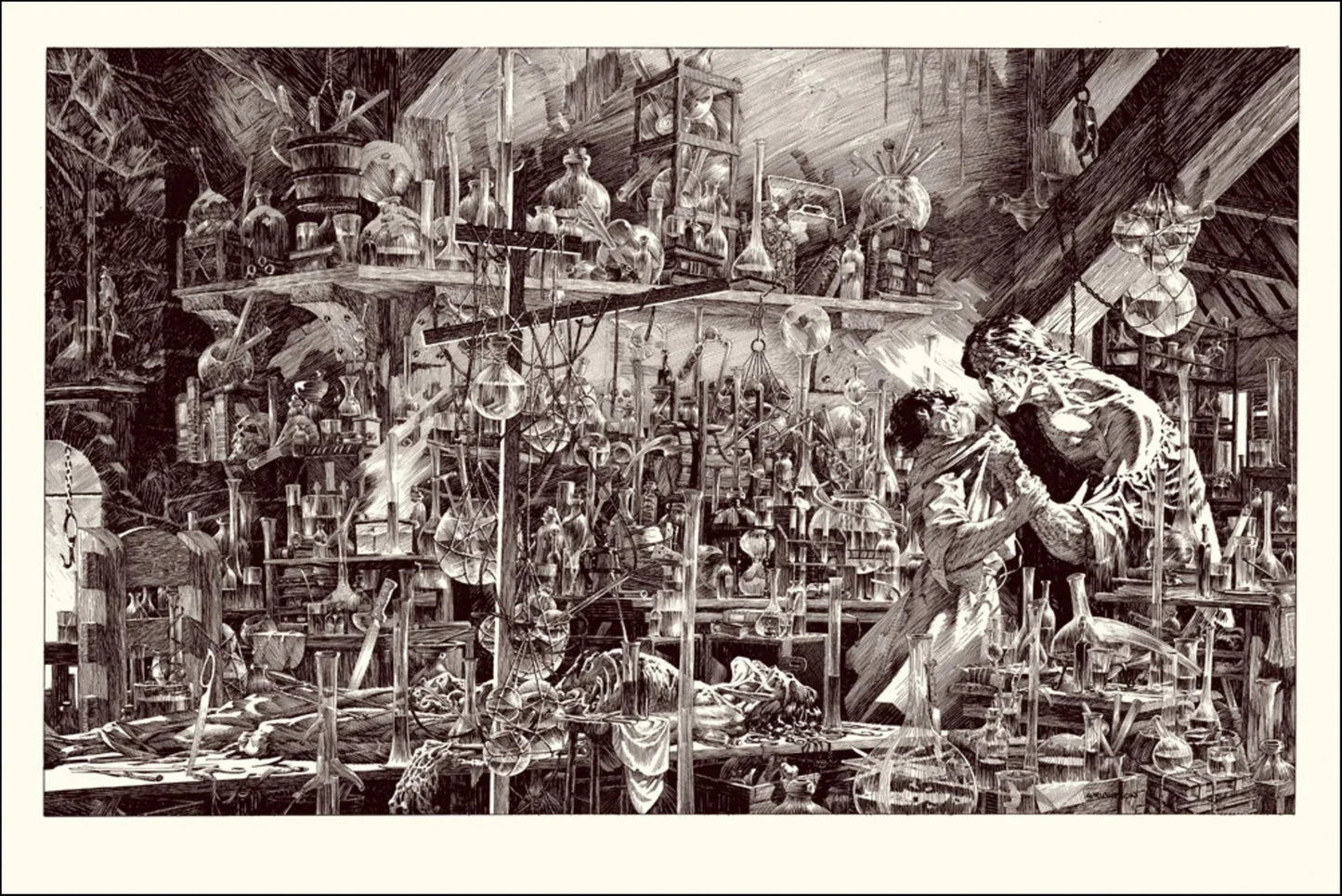 I Shall Be With You on Your Wedding Night (Frankenstein) by Bernie Wrightson