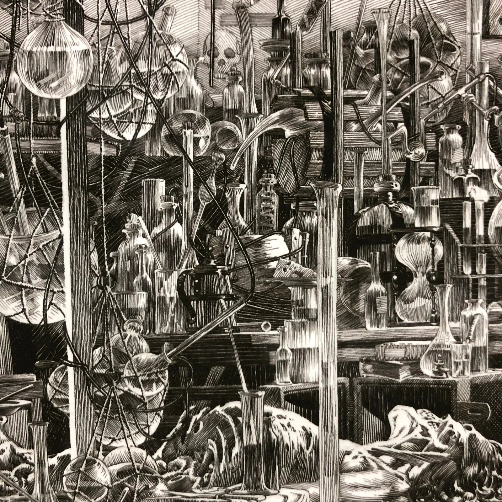 I Shall Be With You on Your Wedding Night (Frankenstein) by Bernie Wrightson, 18" x 12" Fine Art Print