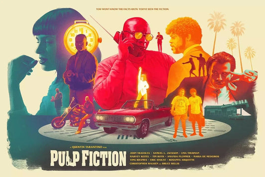 Pulp Fiction by Juan Ramos, 36" x 24" Screen Print