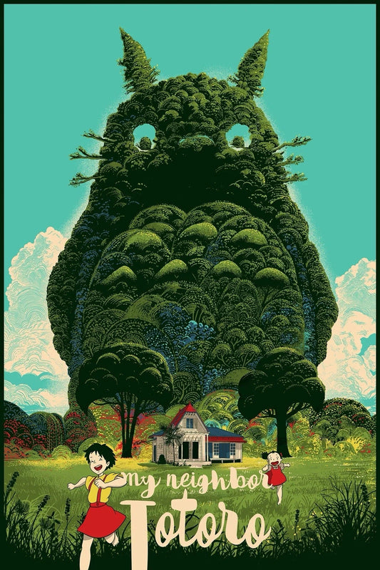 My Neighbor Totoro (Miyazaki) by Raid71, 24" x 36" Screen Print