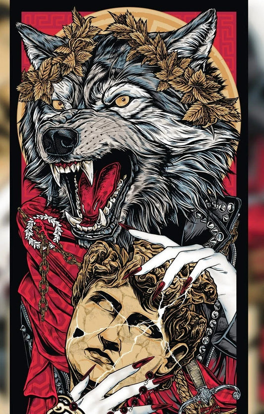 Queens of the Stone Age Melbourne 2024 by Rhys Cooper, 12" x 36" Screen Print