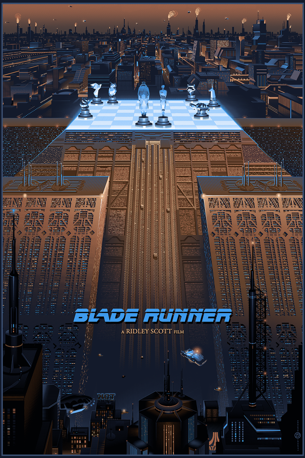 Blade Runner (Final Chess Game) by Laurent Durieux