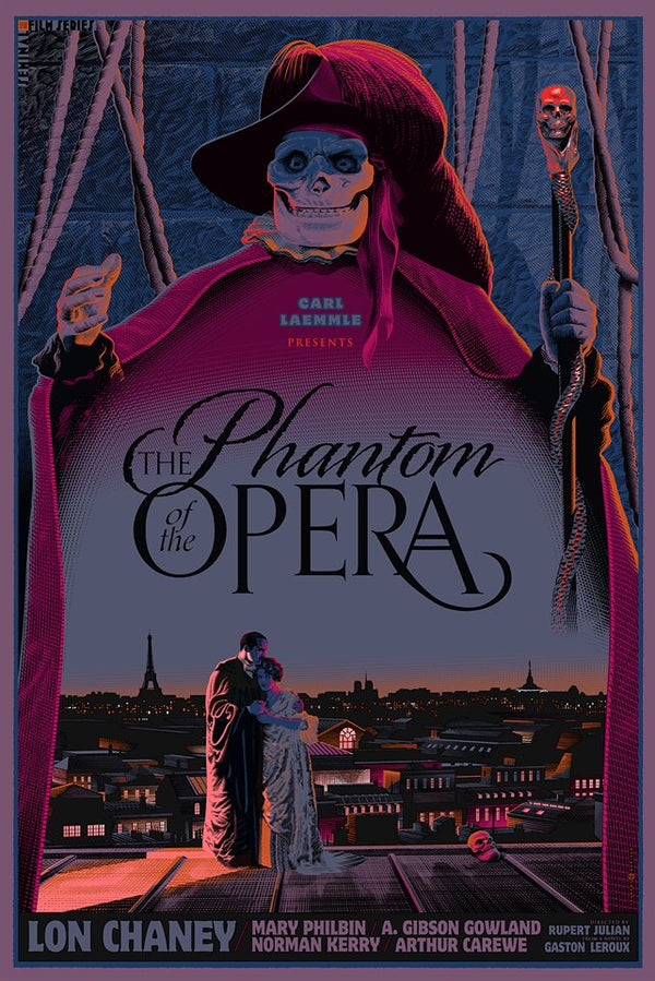The Phantom of the Opera (Variant) by Laurent Durieux, 24" x 36" Screen Print