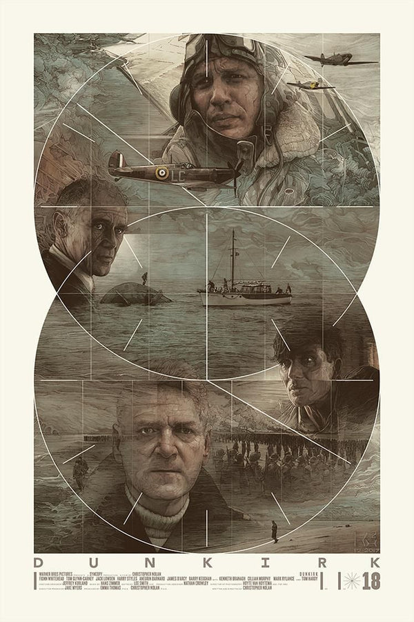 Dunkirk by Krzysztof Domaradzki, 24" x 36" Screen Print
