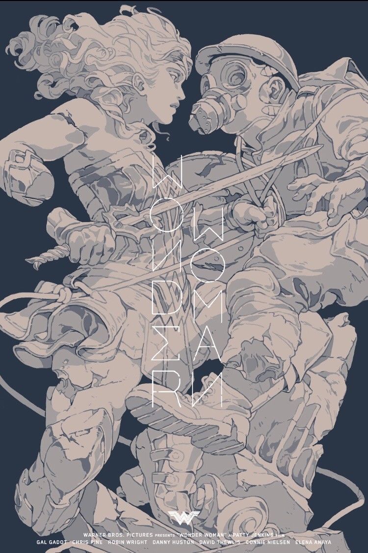 Wonder Woman by Sachin Teng, 24" x 36" Screen Print