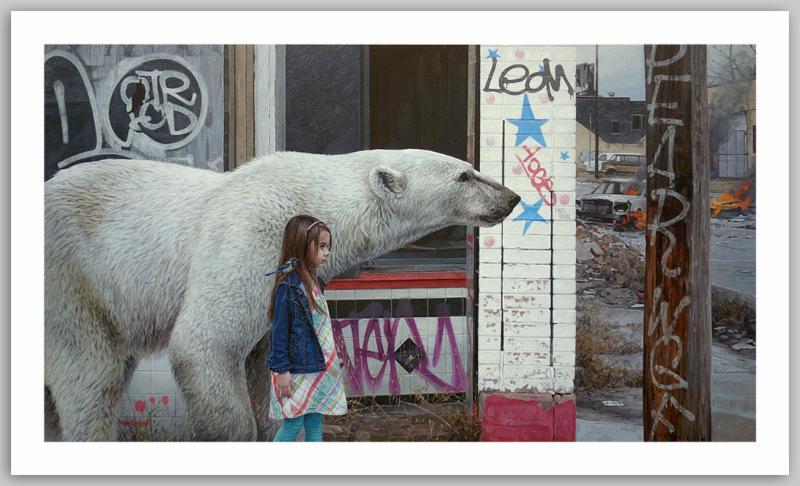 Sentry  by Kevin Peterson, 23.5" x 14" Fine Art Giclee