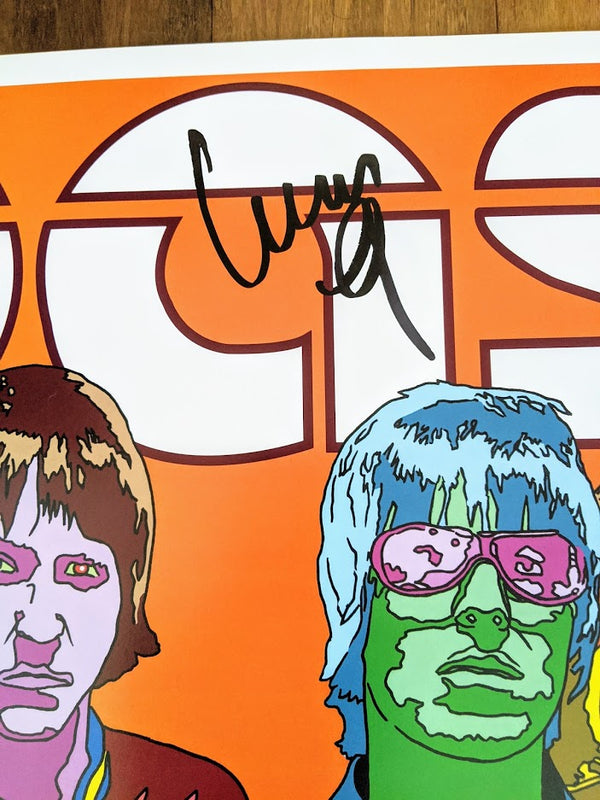 Oasis Melbourne 2002 (Signed by Liam and Noel Gallagher) by Gander