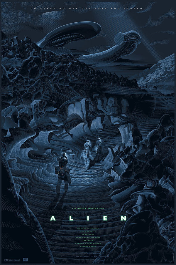 Alien by Laurent Durieux, 24" x 36" Screen Print