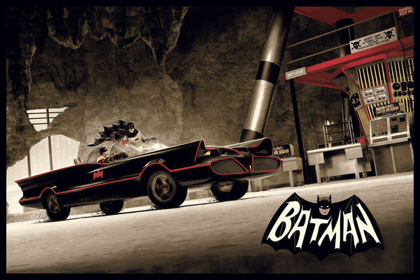 Batman 66 Variant by Matt Ferguson, 36" x 24" Screen Print