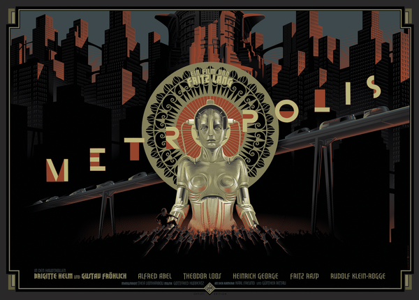 Metropolis (Litho) by Laurent Durieux