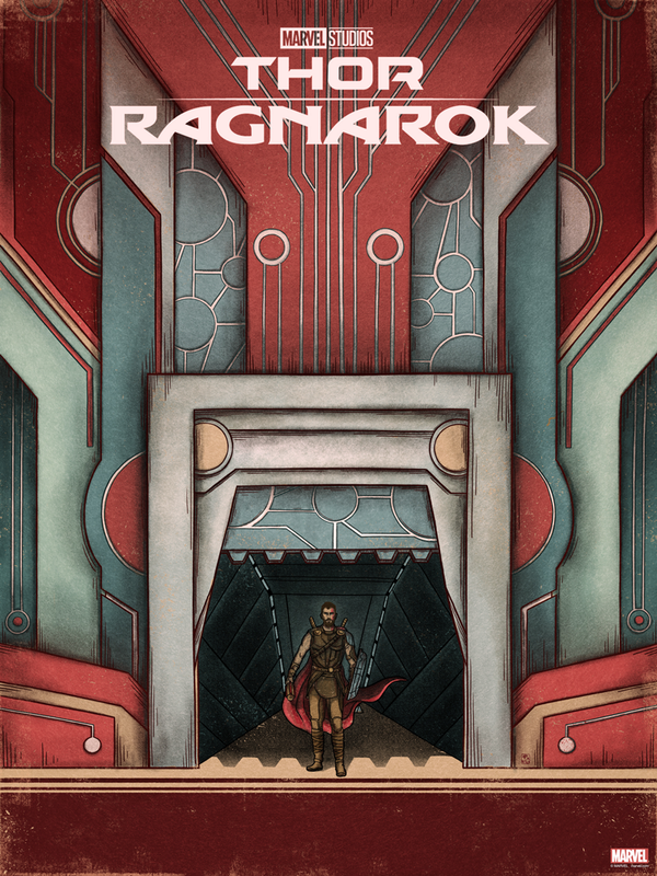 Thor: Ragnarok by Christina Chung, 18" x 24" Fine Art Giclee