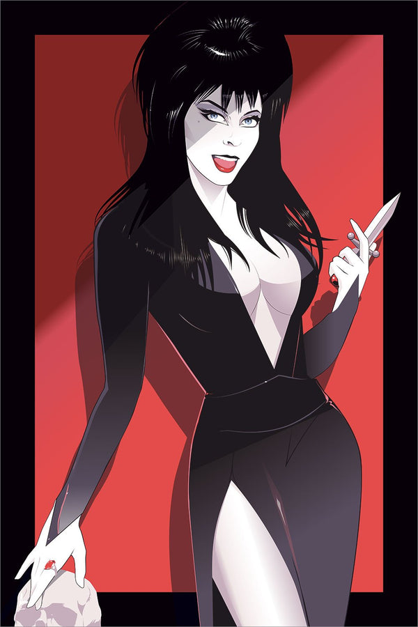 Elvira: Mistress of the Dark by Craig Drake, 16" x 24" Fine Art Giclee