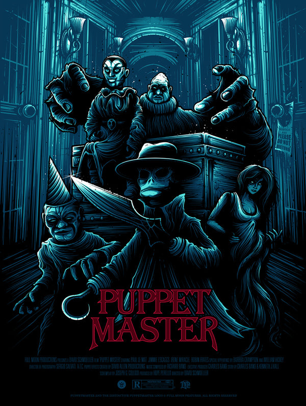 Puppet Master by Dan Mumford, 18" x 24" Screen Print