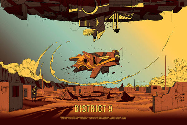District 9 by Cristian Eres, 24" x 36" Screen Print