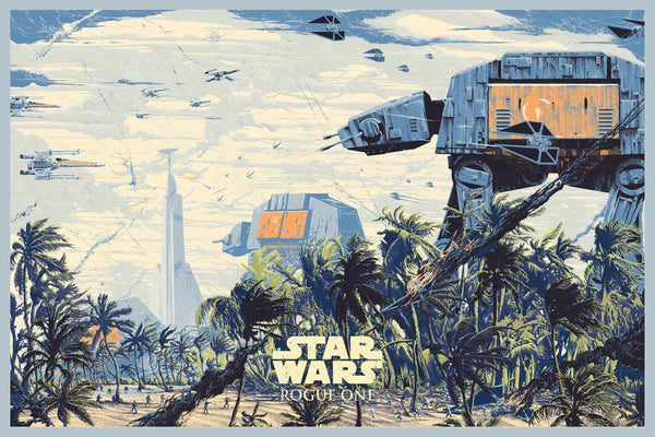 Star Wars: Rogue One (Variant) by Kilian Eng, 36" x 24" Screen Print
