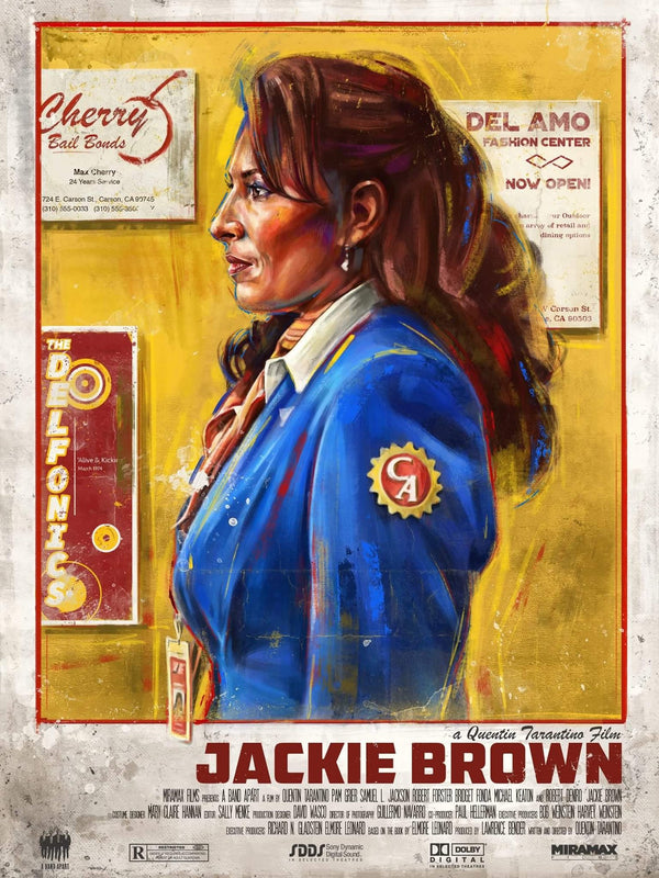 Jackie Brown by Robert Bruno, 18" x 24" Fine Art Giclee