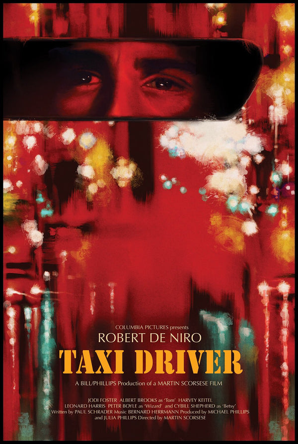 Taxi Driver by Nick Charge, 24" x 36" Fine Art Giclee