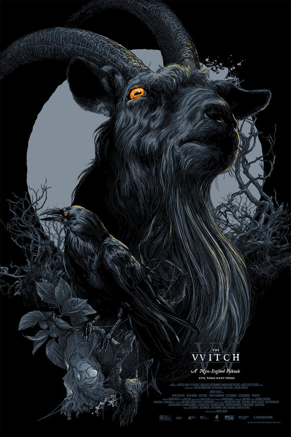 The Witch by Vance Kelly, 24" x 36" Screen Print