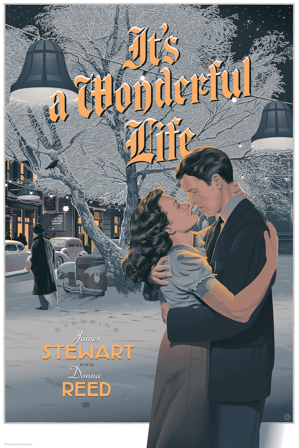 It's a Wonderful Life by Laurent Durieux, 24" x 36" Screen Print
