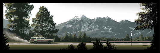 National Lampoon's Christmas Vacation Variant by JC Richard, 36" x 12" Fine Art Giclee