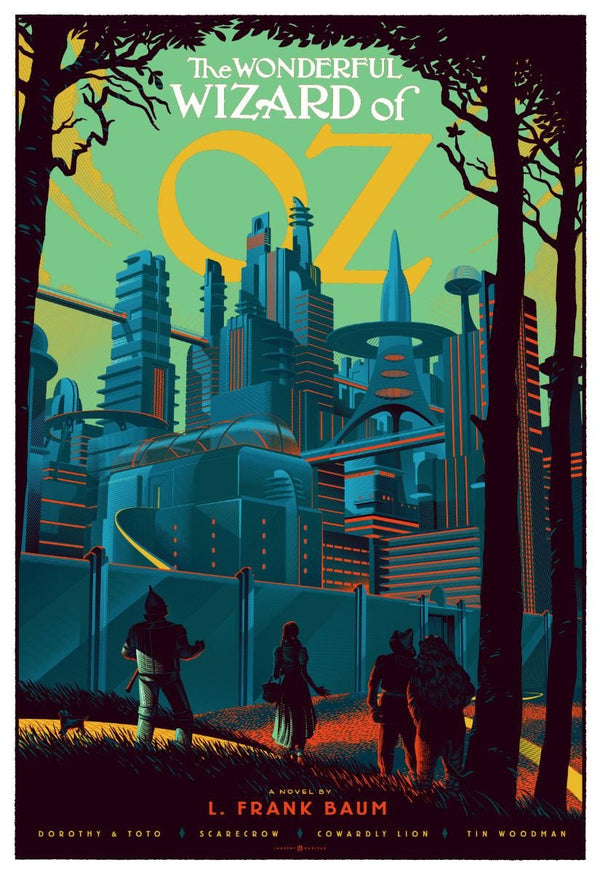 The Wizard of Oz (Variant) by Laurent Durieux, 24" x 36" Screen Print