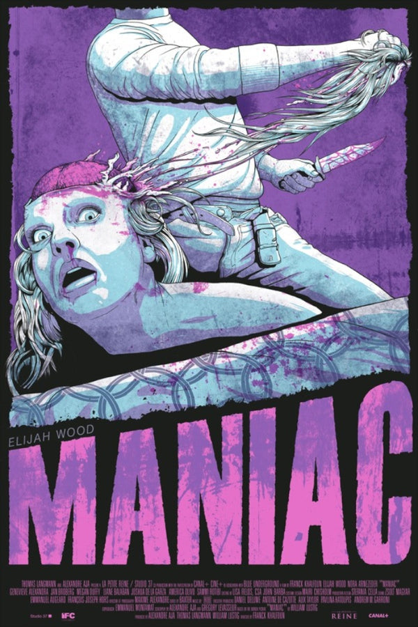 Maniac by Jeff Proctor, 24" x 36" Screen Print