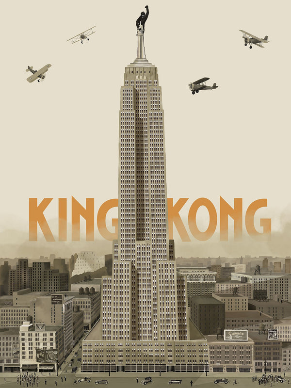King Kong by Max Dalton, 18" x 24" Archival Pigment Print