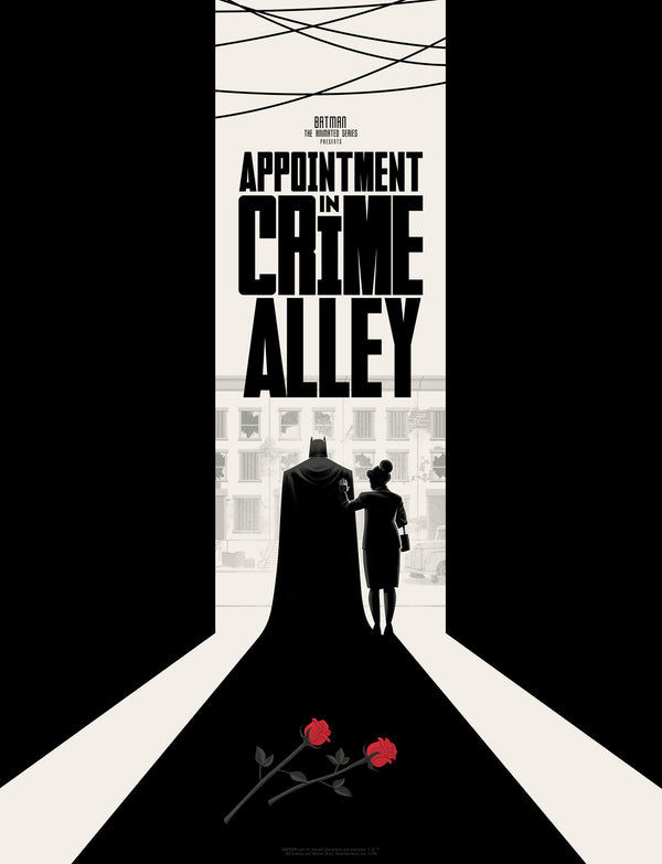 Batman Animated Series Appointment in Crime Alley by Phantom City Creative, 18" x 24" Screen Print