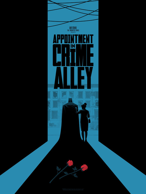 Batman Animated Series Appointment in Crime Alley variant by Phantom City Creative, 18" x 24" Screen Print